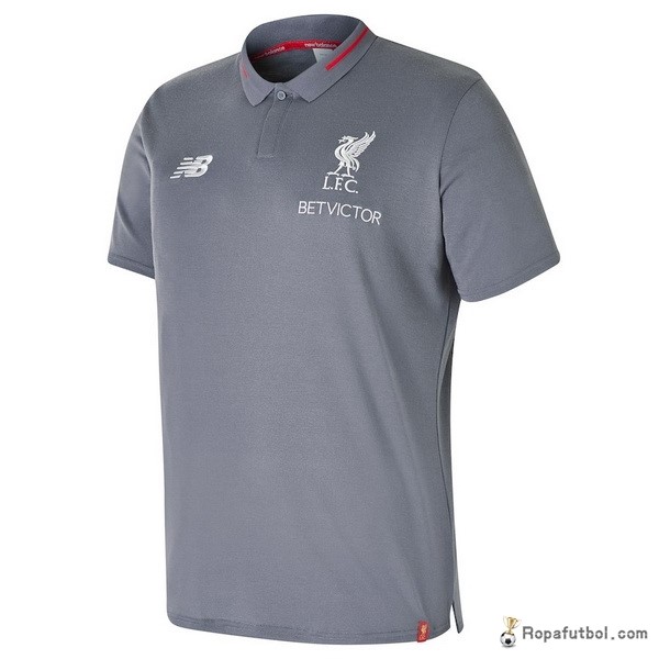 Polo Liverpool 2017/18 Gris Claro